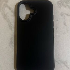 iPhone 17 Black Silicone Phone Case